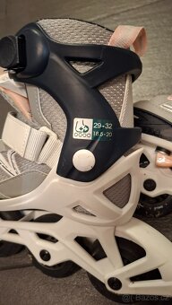 Dívčí kolečkové brusle rostoucí - 2