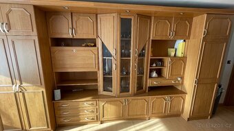 Obývací dřevěná stěna - prodám - 2