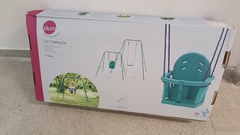 Kovová houpačka Plum 2v1 - 2