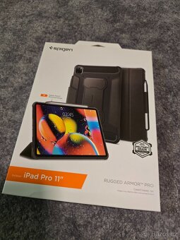 Pouzdro-Spigen Rugged Armor Gunmetal iPad Pro 11" 2018-2022 - 2