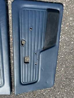 BMW E30 coupe tapce - set (modré) - 2