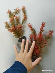 Umělé květiny do akvárka 2ks 30cm - 2