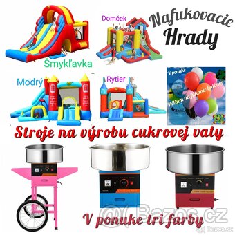 Skákací hrad , bodyzorbing , cukrová vata.... - 2