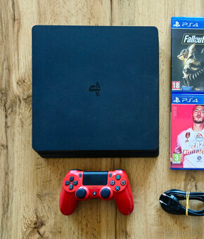 PS4 konzole Slim + 6 her TOP STAV - 2