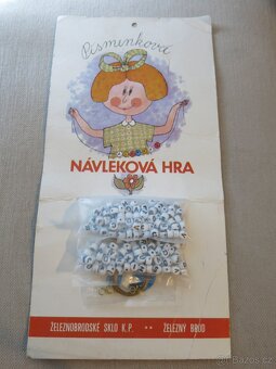 Retro návleková hra písmenková - 2