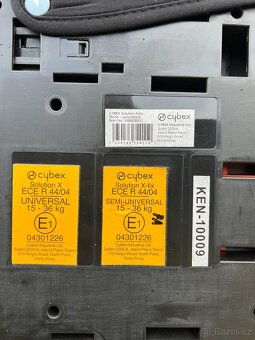 Auotsedačky CYBEX 15-36kg - 2