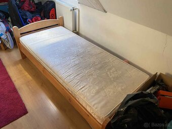 Jednolůžková postel s matrací - 2