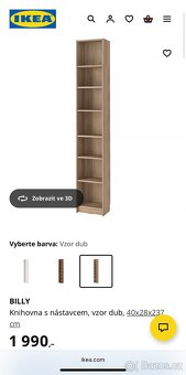 Knihovna BILLY 3ks IKEA - 2