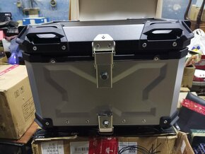 velký hliníkový TOPcase 55 l .. NOVÝ .. s plotnou - 2