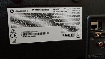 LED Televize GoGen TVU43W652STWEB – na náhradní díly - 2