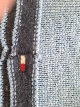 Modrá pletený Tommy Hilfiger svetr - 2