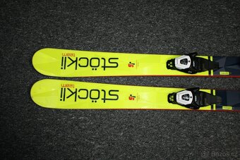 lyže Stockli 138 cm , fischer lyžáky - 2