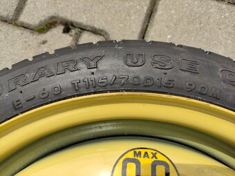 Dojezdové kolo,rezerva Mazda 15", 5x114.3mm - 2