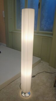 Stojací lampa bílá/chrom - 2