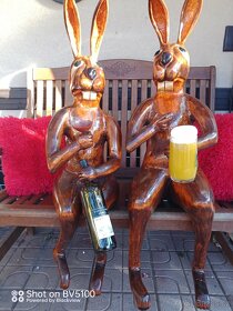 Dřevěné sochy -Zaječí pohoda - 2