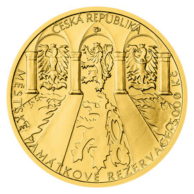 Zlatá mince ČNB 5000 Kč: KROMĚŘÍŽ - BK - 2