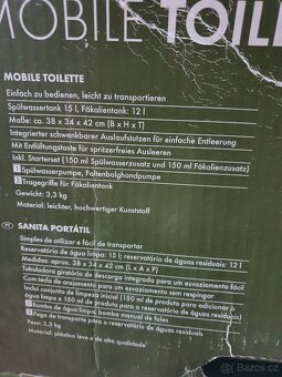chemické wc, záchod, THETFORD nové - 2