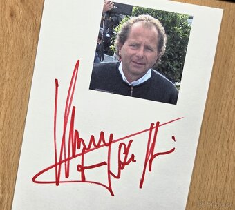 Klaus Ludwig orig. autogram a Mercedes autogramkarty - 2