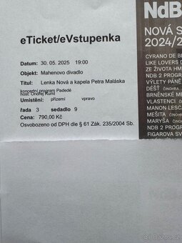 Lenka Nová a kapela Petra Maláska v Mahenově divadle, Brno - 2