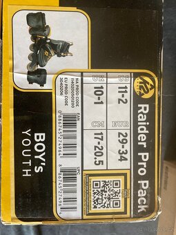 Dětské brusle K2 Raider Pro Pack rostoucí 29-34 - 2