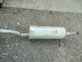 Peugeot 207 výfuku zadní část. - 2