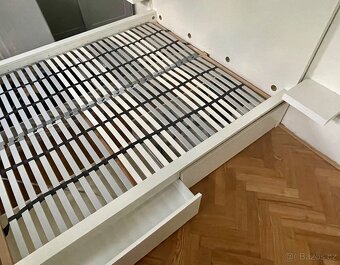Postel 160 cm s rošty + šuplíky - 2