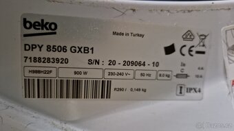 Náhradní díly ze sušičky Beko DPY 8506 GXB1 - 2