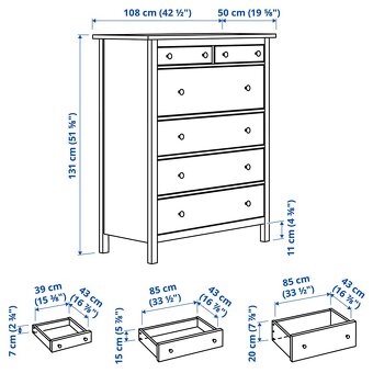 Hemnes komoda - 2