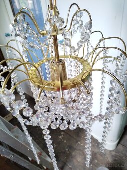 Retro křišťálový lustr - 2