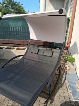 zahradní houpací lehátko pro dva - 2