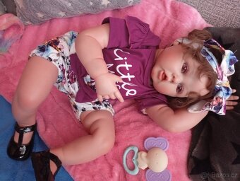 Realistická Reborn panenka batole 65 cm - 2