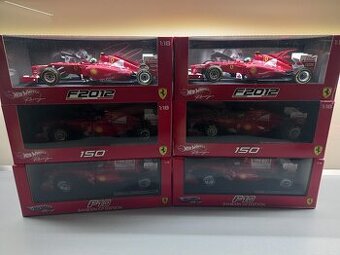 6x F1 FERRARI F10 F150 F2012 MASSA  A  ALONSO HOTWHEELS 1:18 - 2
