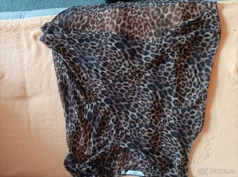 Leopardi bluzicka bez rukávů - 2