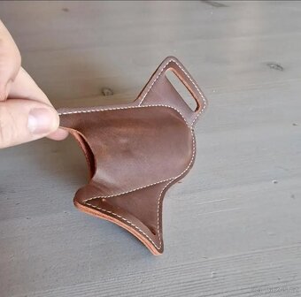 Pouzdro na nůž opaskové, hnědé - 2