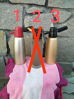 retro šlehačková lahev - 2