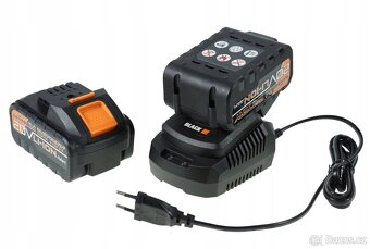 Aku. bruska 125mm +2xakumulátor 4ah - 2