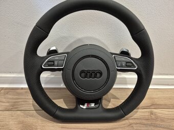 VOLANT AUDI KOŽENÝ MULTIFUNKCNY + airbag + PADLA - 2