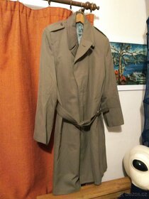 Kabát pánský béžový-hnědý vel. L - 2