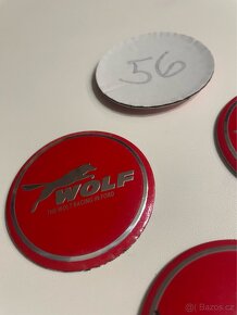 Středové pokličky / samolepky alu kola WOLF 56 mm - 2