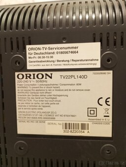 LCD televize Zn. ORION. 55cm - 2