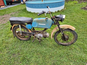 Jawa 23 Mustang bez TP, modrý 3. - 2