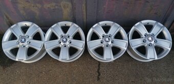 4ks Alu kola 5X112 , 15 ,Octavia 2 - TOP STAV - 2