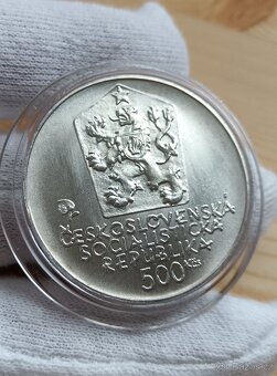 Stříbrná pamětní mince 500kčs Ludovit Štúr 1981 - 2