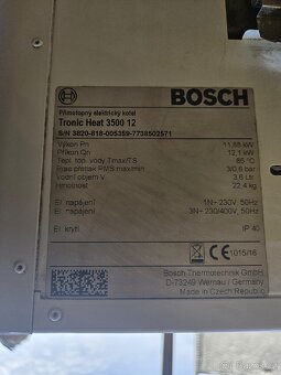 Elektronický kotel BOSCH - 2