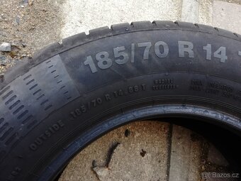 Použité letní pneumatiky Continental 185/70 R14 88T - 2