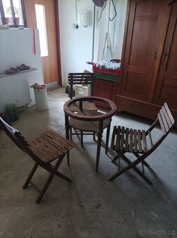 Skládací židle a stolová konstrukce - 2