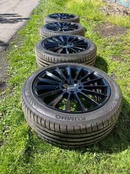 Prodám alu Carmani 5x120 r18 letní pneu 225/45/18 - 2