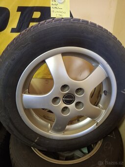 Alu kola Borbet, R16 + zimní pneu 205/60 R16 - 2
