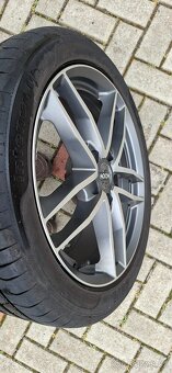 Alu kola 17 5x112 s pneu 225/45/17 - 2