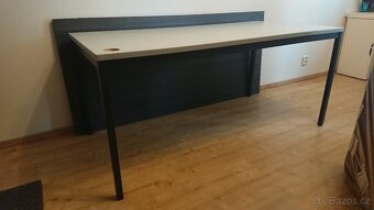 2x Kancelářský stůl 160x80 šedý - 2